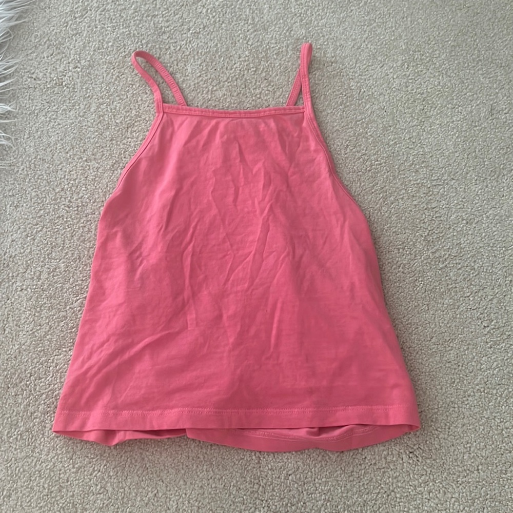 Barely Worn H&M Divided Pink Halter Neck Tank